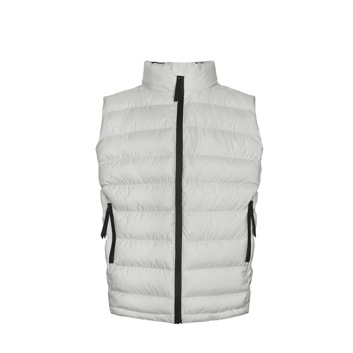 Men's Quilted Stand-Collar Puffer Vest - product view